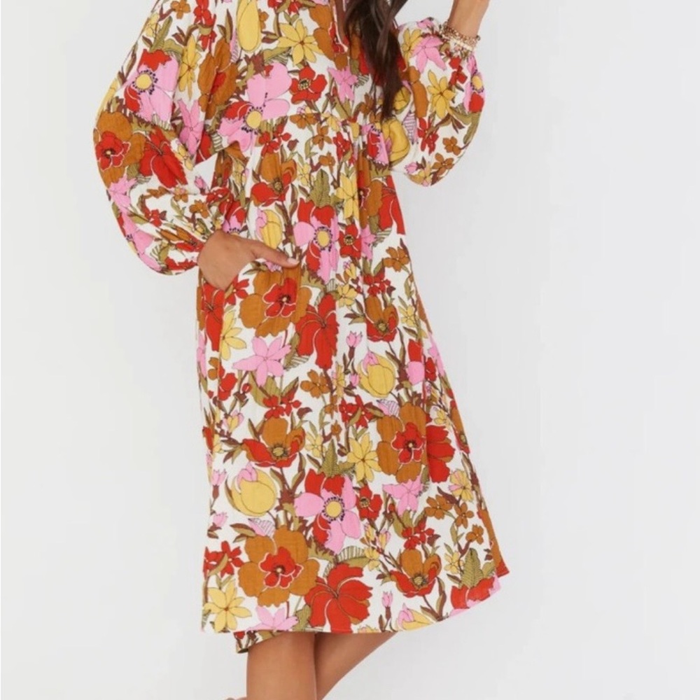 Show Me Your Miami Floral MIDI dress